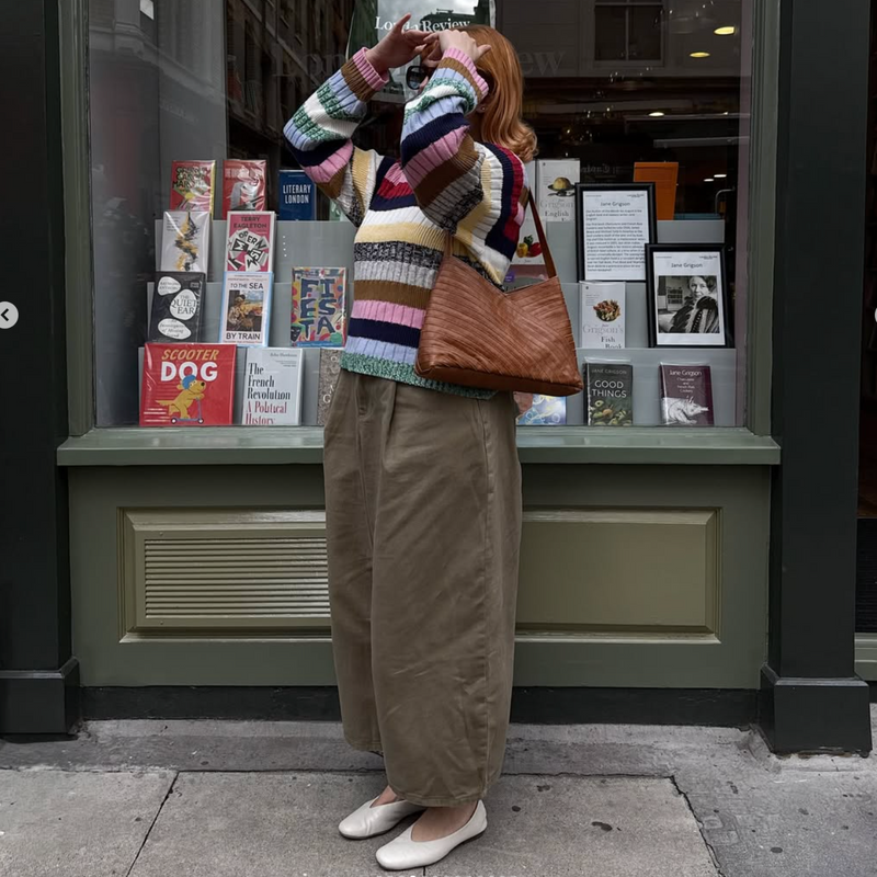 Crisscross Handbag - Vintage Brown lifestyle image