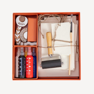 Block Printing Kit - Cosmic Print Stationery Set - JOYN