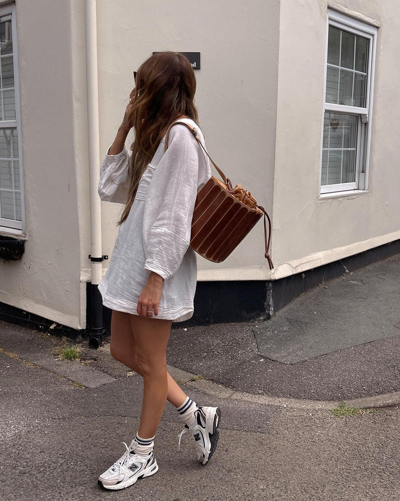 The Artisan Backpack - Vintage Brown lifestyle image