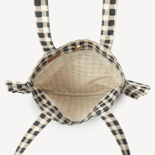 The Momo Tote - Ink Gingham - JOYN