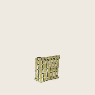 Large Waterproof Pouch - Moss Check