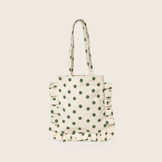 Momo Tote - Olive Dot