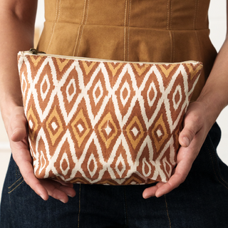 Large Waterproof Pouch - Ikat