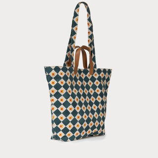 Carryall Tote - Daisy Check