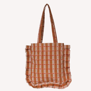Momo Tote - Ember Plaid