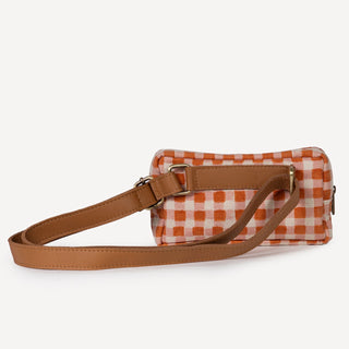 Block Print Belt Bag - Harvest Gold Gingham