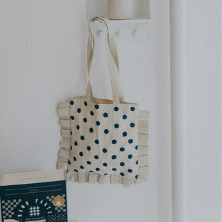 Block Printing Set - Gingham Ruffle Bag