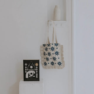 Block Printing Set - Fern Ruffle Bag