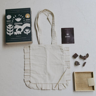 Block Printing Set - Tulip Ruffle Bag