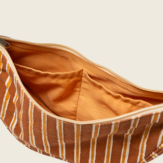 Moon Sling Bag - Chocolate Stripe
