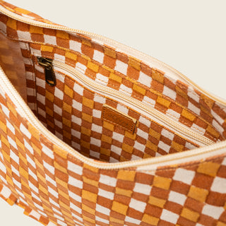Momo Shoulder Bag - Toffee Check