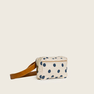 Block Print Belt Bag - Indigo Dot