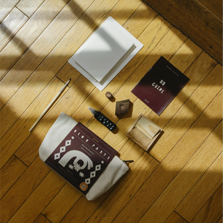 Block Printing Kit, Print Your Own Pouches, Harlequin
