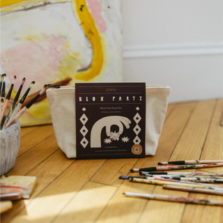 Block Printing Kit, Print Your Own Pouches, Harlequin