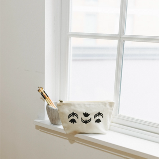 Block Printing Kit, Print Your Own Pouches, Tulip