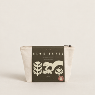 Block Printing Kit, Print Your Own Pouches, Tulip