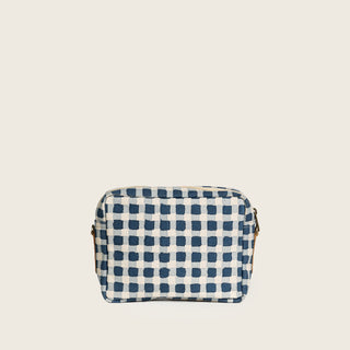 Camera Bag - Indigo Gingham