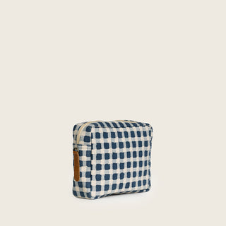 Camera Bag - Indigo Gingham