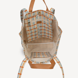 Carryall Tote - Powder Plaid