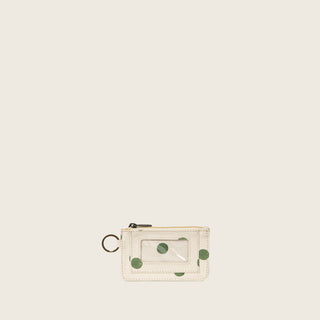 ID Pouch - Olive Dot