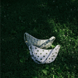 Moon Sling Bag - Olive Dot