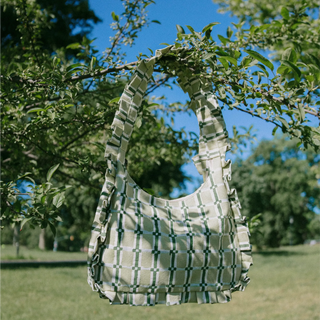 Momo Shoulder Bag - Moss Check