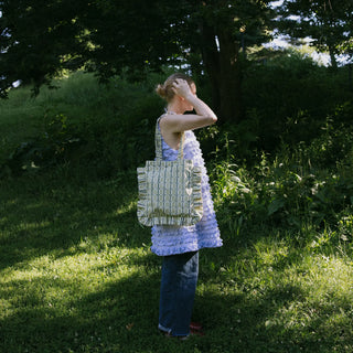 Momo Tote - Moss Check