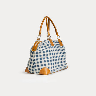 Malti Weekender - Indigo Gingham