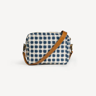 Camera Bag - Indigo Gingham