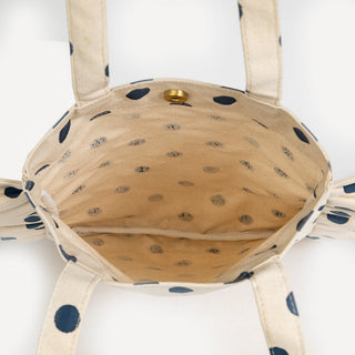 Momo Tote - Indigo Dot