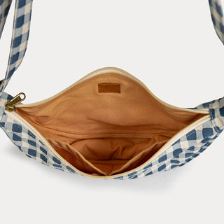 Moon Sling - Indigo Gingham