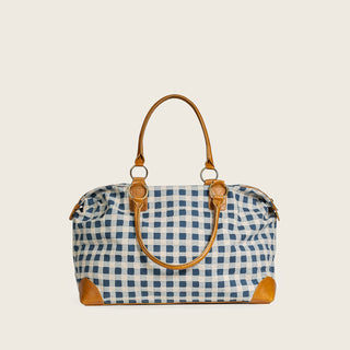 Malti Weekender - Indigo Gingham