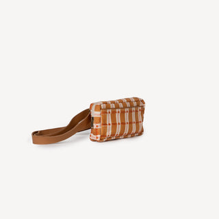 Block Print Belt Bag - Ember Plaid - JOYN
