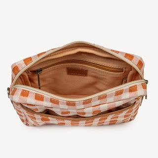 Block Print Belt Bag - Harvest Gold Gingham - JOYN
