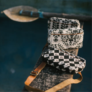 Block Print Belt Bag - Meadow Folk - JOYN