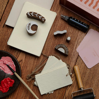 Block Printing Kit - Cosmic Print Stationery Set - JOYN