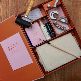 Block Printing Kit - Cosmic Print Tote Bag - JOYN