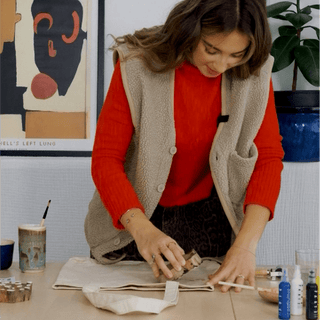 Block Printing Kit - Leopard Print Tote Bag - JOYN
