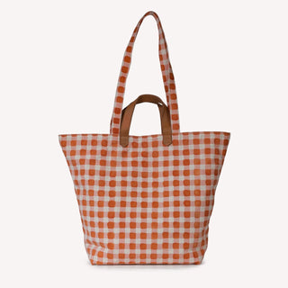 Carryall Tote - Harvest Gold Gingham - JOYN