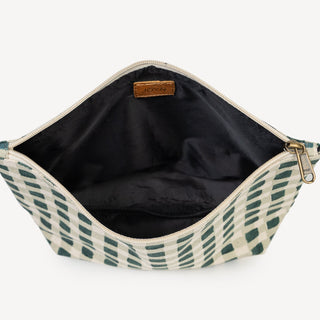 Large Waterproof Pouch - Evergreen Gingham - JOYN
