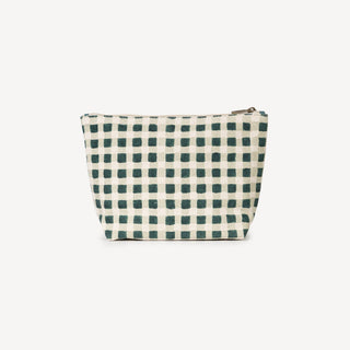 Large Waterproof Pouch - Evergreen Gingham - JOYN