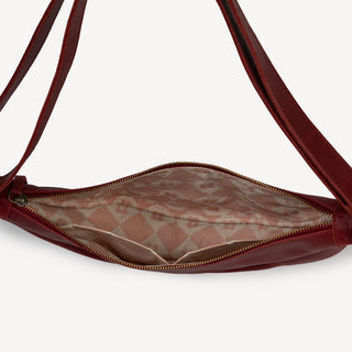 Leather Moon Sling - Cherry - JOYN
