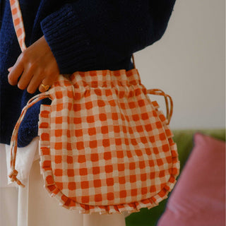 Momo Crossbody Bag - Harvest Gold Gingham - JOYN