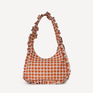 Momo Shoulder Bag - Harvest Gold Gingham - JOYN