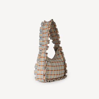 Momo Shoulder Bag - Powder Plaid - JOYN