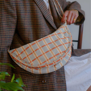 Moon Sling Bag - Powder Plaid - JOYN