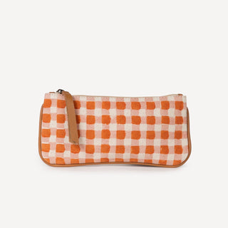 Pencil Pouch - Harvest Gold Gingham - JOYN