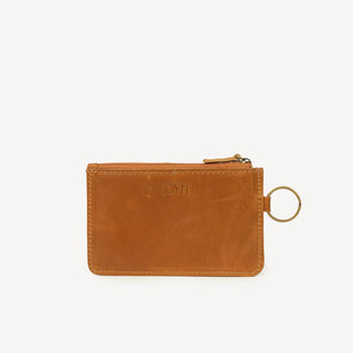 Leather ID Pouch - Camel - JOYN